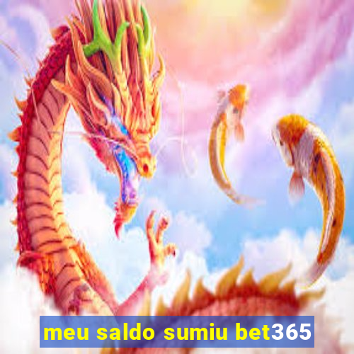 meu saldo sumiu bet365